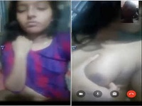 Desi Village Girl Shows Her Boobs on Video Call Part 1