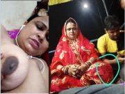Desi Aunty Shows her Boobs and Pussy