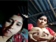 HORNY DESI BOUDI SHOWING HER BIG BOOBS AND WET PUSSY