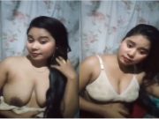 Horny Village Girl Shows her Big Boobs and Pussy Part 2