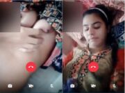 Paki Girl Play With her Boobs